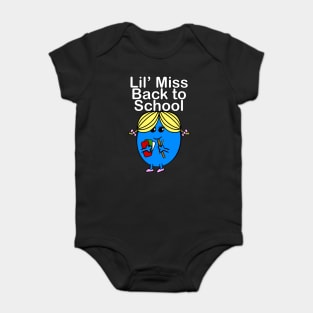 Lil Miss Back To School Baby Bodysuit